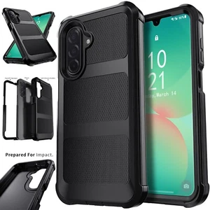 Für Samsung Galaxy A26 Stoßfest Schutzhülle Hybrid Slim Robust Case Schwarz Cover - Bild 1 von 24