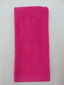 Hand Towel Hot Pink Everyday Velour/Terry Cloth 100% Cotton 25" X 16'' - Picture 1 of 3
