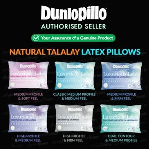 DUNLOPILLO Luxurious Talalay Latex Pillows Classic/Medium/High Up To 40% OFF RRP - Picture 1 of 11