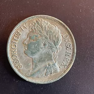 1822 Ireland Copper Penny Coin MS? Crowned Harp Hibernia George IV! Rare! Read! - Picture 1 of 7