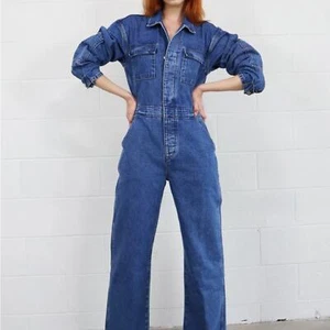 Etica Larsen Utility Jumpsuit Salina Denim Jumpsuit Jean Jumpsuit NWT - Picture 1 of 4