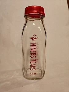 Niners Tears Limited Edition Milk Bottle By Shatto Milk Co. With Snap Ring - Picture 1 of 5