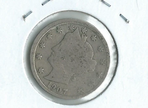 1907 LIBERTY NICKEL MISALIGNED DIE Cover