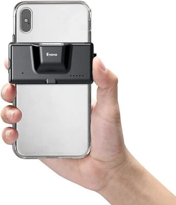 Eyoyo 2D QR Bluetooth Back Clip Barcode Scanner for Warehouse Library Inventory