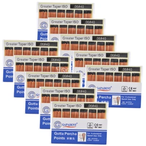 10Box Dental Endodontic Gutta Percha Points GP0.06 #40 - Picture 1 of 10