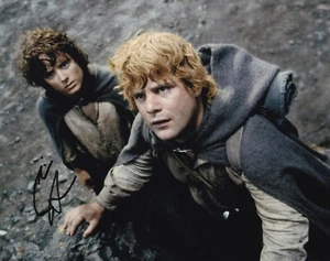 SEAN ASTIN signed Autogramm 20x25cm RINGS in Person autograph COA - Bild 1 von 1
