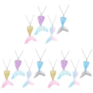 12 Pcs Mermaid Party Favors Girls Necklace Children's Clothing