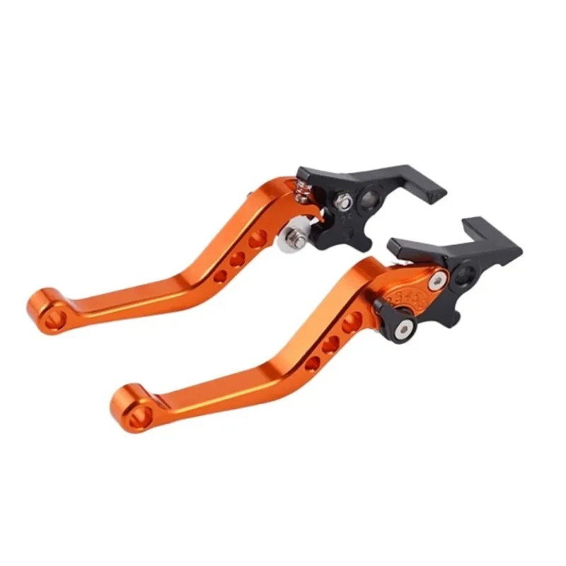 Palanca de doble manija de aluminio CNC universal de freno de disco para motocicleta modificada Foto 1 de 4