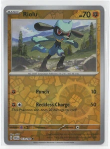 Pokemon Escarlata y Violeta 113/198 Riolu Holograma Inverso - Imagen 1 de 1