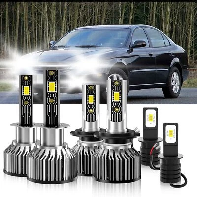 For Chevrolet Epica 2004-2006 LED Headlight Bulb High Low Beam Fog Light Combo - Image 1 of 4