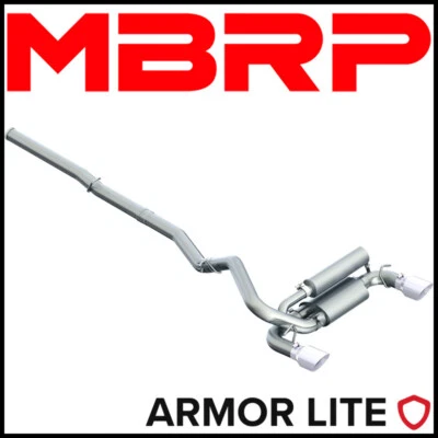 MBRP Armor Lite 3" Cat-Back Exhaust System Kit fits 2016-2018 Ford Focus RS 2.3L - Image 1 of 2