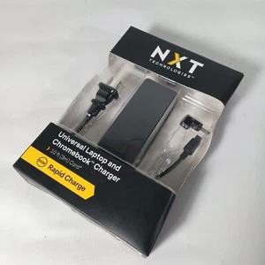 NXT Technologies Universal Laptop & Chromebook Charger 65W Rapid Charge 10' Cord - Picture 1 of 3