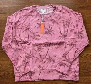 NEW Sundry Palm Print Sweatshirt - Size 0 - MSRP $128 Anthropologie - Picture 1 of 6