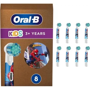 Oral-B Kids Spiderman 8er Aufsteckbürsten weiß Aufsatz, für Kinder ab 3 Jahren - Bild 1 von 5