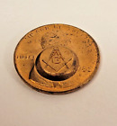 Masonic Square Compass Freemason Stamped 1982 Lincoln Penny (Lot Of 100)
