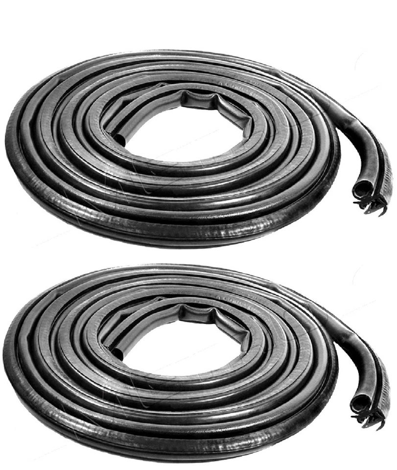 1994-2002 Dodge Ram 1500 2500 3500 pickup truck cab door weatherstrip seals pair - Image 1 of 2