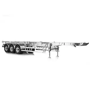 LESU 1:14 Metal Container Trailer 40 Feet RC Tractor Truck Car for Tamiye DIY - Picture 1 of 11