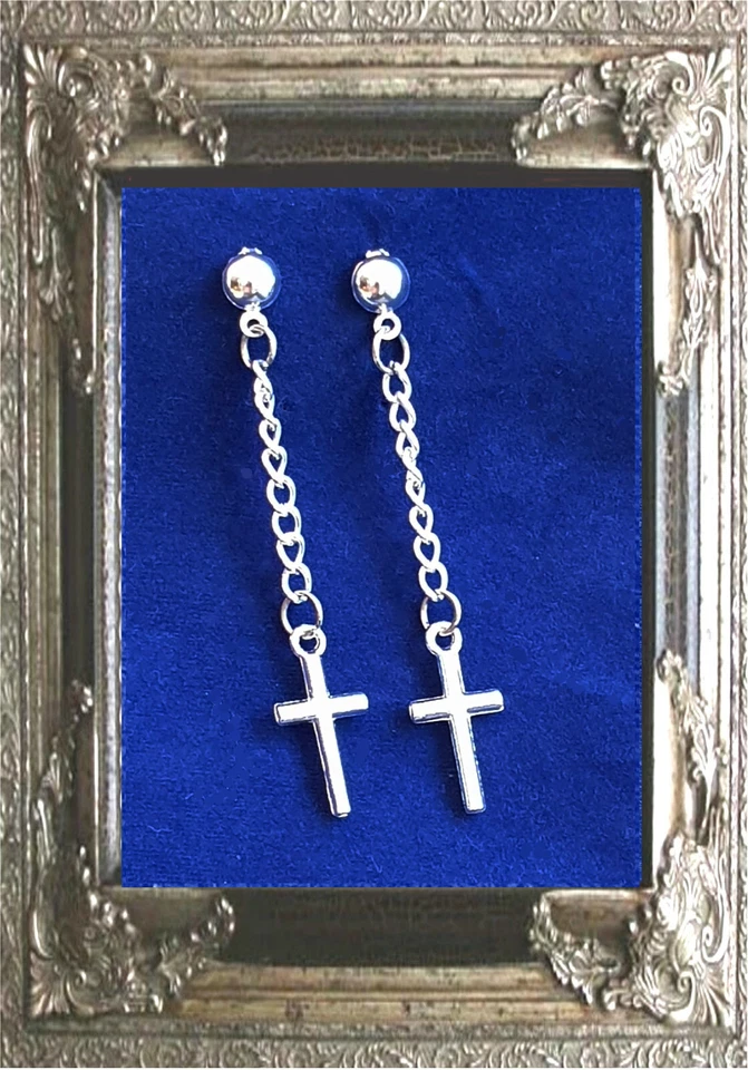 OHRRINGE OHRSTECKER KREUZ KOMMUNION KONFORMATION silber  8 Varianten   - Bild 1 von 1