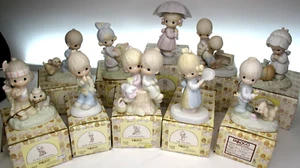 Precious Moments Lot 10 Figurines In Original Boxes Plus 1 Signed by G Freidman - Picture 1 of 8