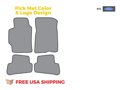 FITS 1993-1997 Ford Probe Floor Mat 4pc Cutpile - Imagem 1 de 3