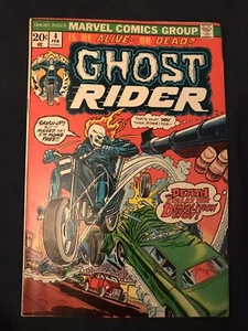 Ghost Rider #4 (1974) 1st Snake Dance, Around VG+ (4.5) - Bild 1 von 7