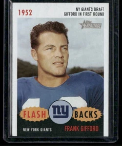 2006 Topps Heritage #FL-1 Frank Gifford Flashbacks - Foto 1 di 2
