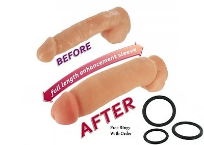 Реалистичный XXL Увеличитель Толстого Обхвата Penis-Extender Рукав Bachelorette - Изображение 1 из 4