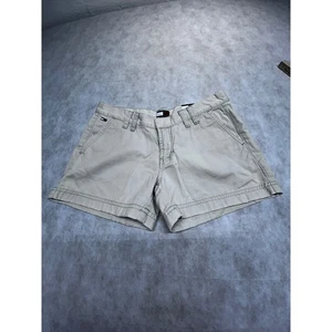 Tommy Hilfiger Khaki Shorts Casual Everyday Wear Beige Cotton Size 1 - Picture 1 of 8