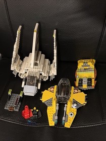 LEGO Star Wars Lot Of 3 Vintage Ships - Sets/7133/7256/7166 - Missing Pieces