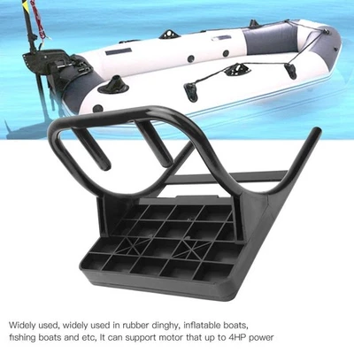 Inflatable Boat Motor Mount Racket Set Fishing Kayak Outboard Motor Install - image 1 of 4