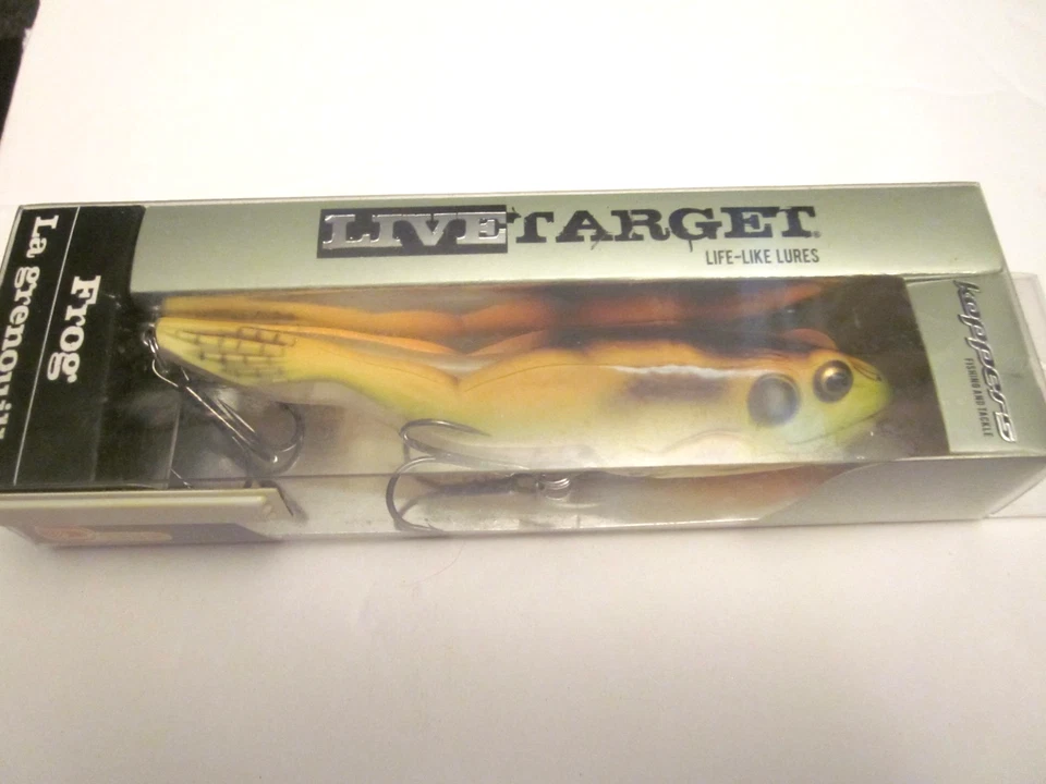 Live Target Life Like Lure - Topwater-Frog new in box great color - Image 1 of 4