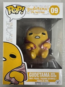 Gudetama with Bacon 09 ~ The Lazy Egg ~ Funko Pop Vinyl + FREE POP PROTECTOR - Picture 1 of 6