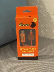NUOVO Reese's Peanut Butter Cup 6 piedi USB cavo di alimentazione Chg per iPhone iPad iPod 53 - Foto 1 di 5