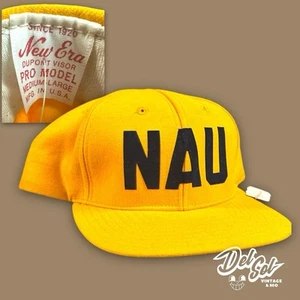 Vintage New Era NAU Lumberjacks Pro Model SnapBack NOS Cap Northern Arizona Uni - Picture 1 of 10