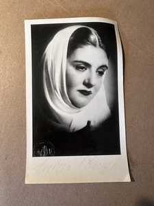 Maria Caniglia Italian Opera Soprano Genuine Autographed Signed Photo - Picture 1 of 8