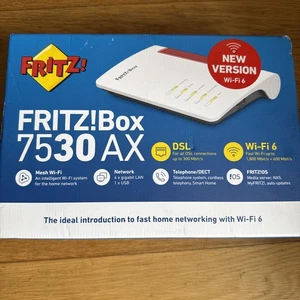 Nowy router modemowy Fritz! Box 7530 AX Wifi 6 (wersja brytyjska) - Zdjęcie 1 z 9