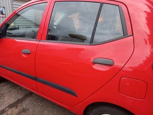 HYUNDAI I10 5DR 2010 MK1 REAR DOOR N/S PASSENGER SIDE / LEFT HAND SIDE RED H4 - Picture 1 of 3
