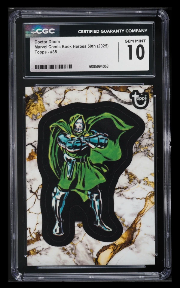 Cómic Topps Marvel Heroes 2025 50th Doctor Doom #35 CGC 10 GEMA como nuevo Foto 1 de 2