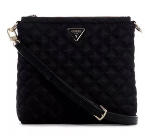 GUESS Jaxi Tourist Quilted Nylon Small Crossbody Bag Handtasche - Schwarz - Bild 1 von 3
