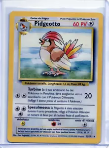 Pidgeotto 22/102 Italian Base Set Rare Pokémon Vintage LP - Picture 1 of 2