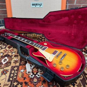 Vintage 1979 1980 Gibson Les Paul Deluxe Sunburst Left Handed Lefty Guitar OHSC