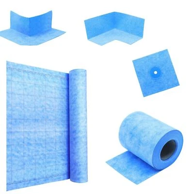 Dichtband Abdichtungsbahn Flüssigfolie Dusche Bad Abdichtung Dichtvlies Set - Bild 1 von 4