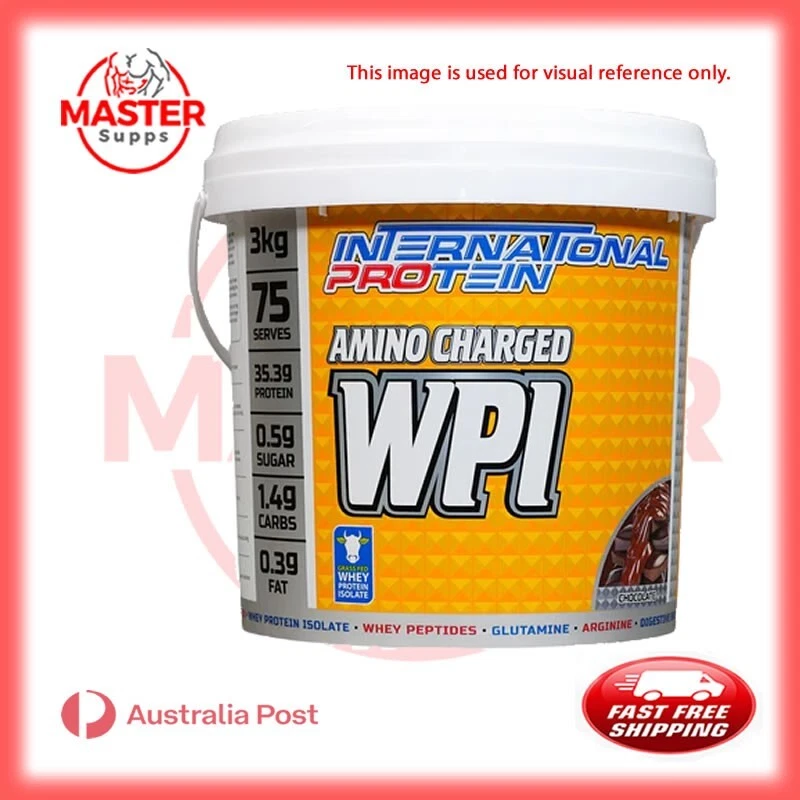 International Protein Amino Charged WPI 3Kg - Fast Absorbing Whey Isolate - image 1 of 1