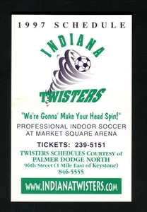 Indiana Twisters--1997 Pocket Schedule--WMYS--CISL - Picture 1 of 1