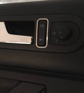 D VW New Beetle Chrom - Rahmen für Schalter Zentralverriegelung Edelstahl pol - Picture 1 of 3