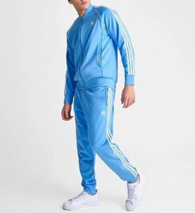 New Men’s Adidas Originals Primeblue Superstar Tracksuit~Blue/White~Size 2XL - Picture 1 of 13