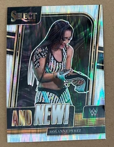 Roxanne Perez 2023 Panini Select WWE AND NEW SILVER FLASH PRIZM INSERT #4 - Picture 1 of 2