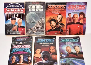 Lot 6 Star Trek The Next Generation Paperback Books Metamorphosis +1 New Voyages - Picture 1 of 5