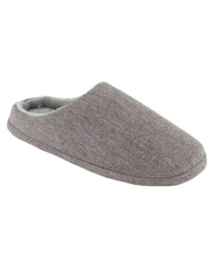 Scuff Slippers For Men's Grey and Navy Size Au ✅ 6/7,8/9,10/11,12/13 Round toe* - Picture 1 of 12