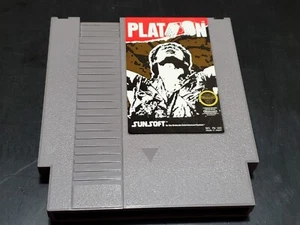 Platoon (Nintendo Entertainment System, 1988) AUTHENTIC! TESTED! FREE SHIPPING! - Picture 1 of 3